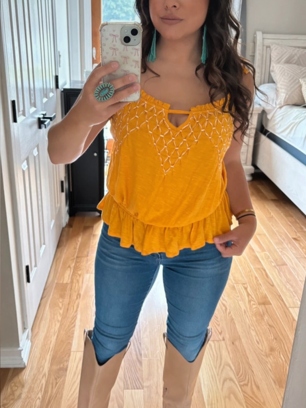 Anthropologie boho tank